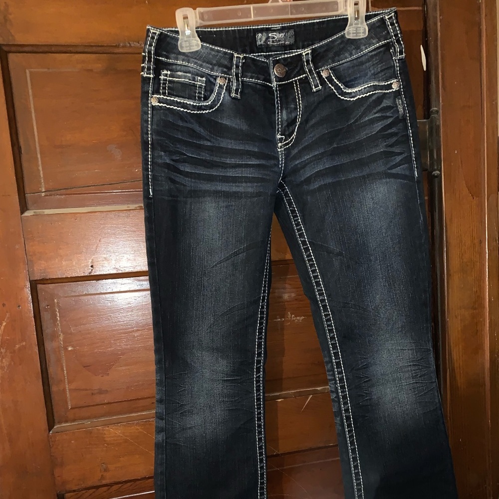 Silver jeans